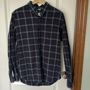 Banana Republic flannel button down shirt, M